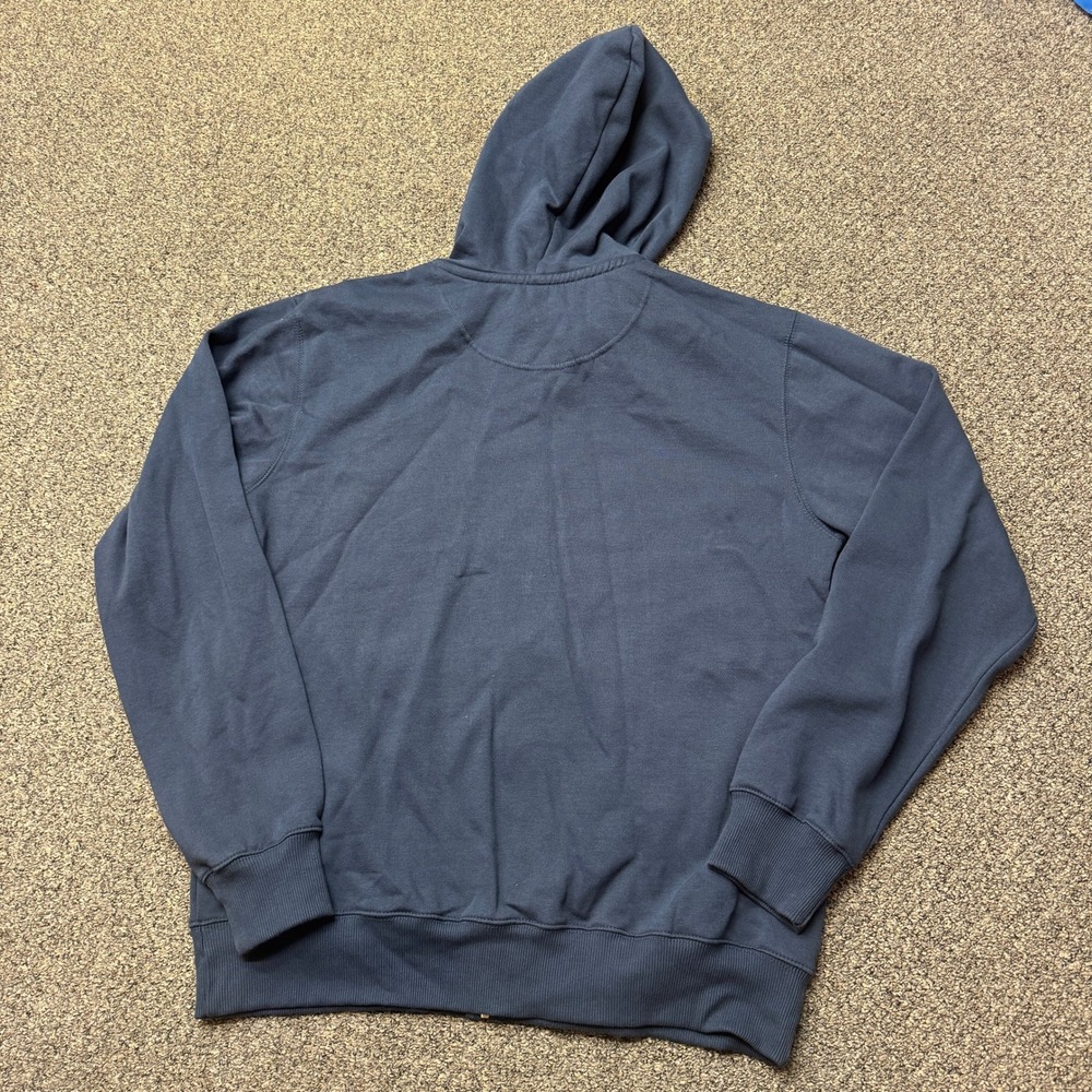 FedEx Freight Work Jacket Blue Hooded Fleece Lined Size XL Full Zip - Picture 5 of 7